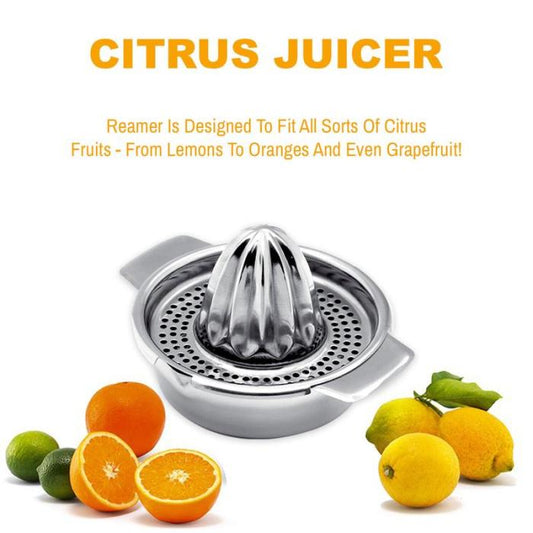 🔥HOT SALE 50%OFF🍊 Stainless Steel Manual Citrus Juicer – Multi-Fruit Press for Orange, Lemon & Grapefruit ✨