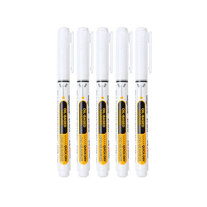 🖊️ Precision Long-Tip Quick-Dry Oil-Based Marker Pen: Easy Deep-Hole Marking