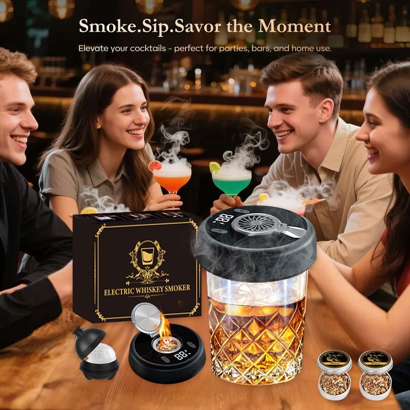 🔥 Electric Whiskey Smoker Kit