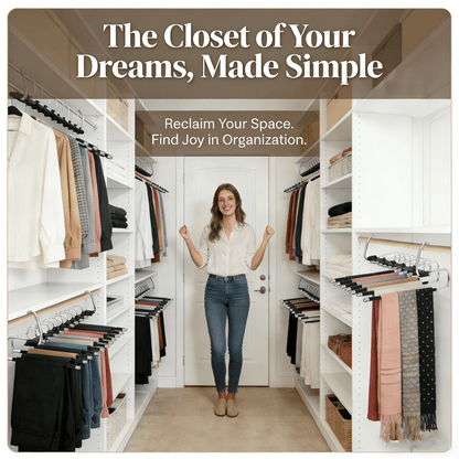 🔥Up to 55% Off👖 9-Tier Space-Saving Pants Hangers
