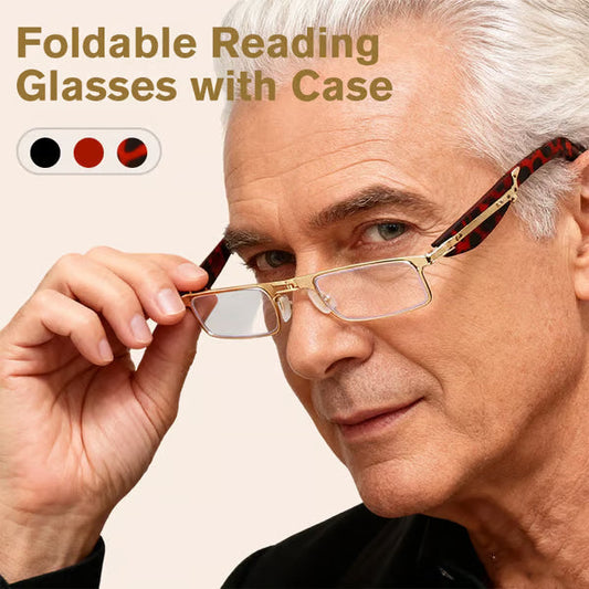 👓74%OFF Today Foldable Anti-Blue Light Reading Glasses👍 – Portable & Eye-Friendly💯