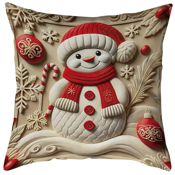 🎅 Christmas Best Seller❤️ Festive Red Pillow Cover — Add Holiday Cheer to Your Home