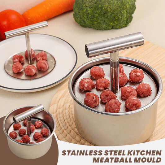 🔥 2026 Kitchen Must-Have 🍖 Stainless Steel Meatball Maker – Easy Press & Perfect Shape