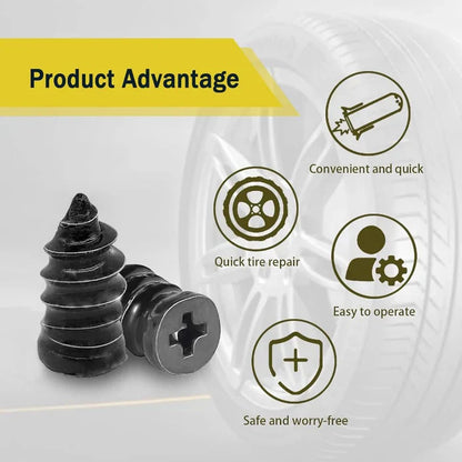 🔥 🚗 Self-Sealing Tire Repair Screws – Instant Leak Fix & Fast Tire Restore