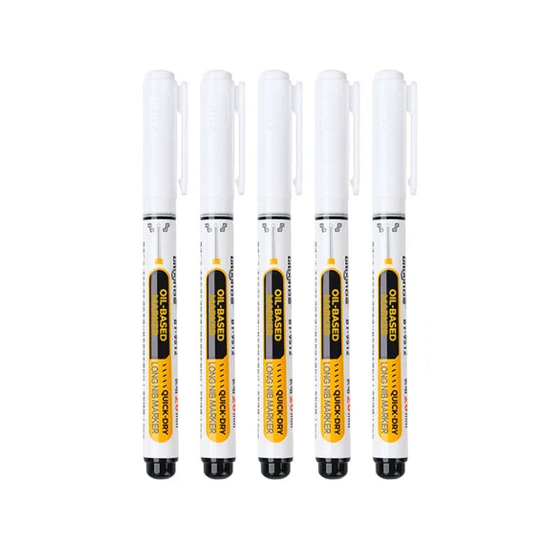 🖊️ Precision Long-Tip Quick-Dry Oil-Based Marker Pen: Easy Deep-Hole Marking