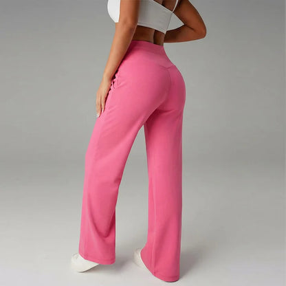 💗LAST DAY SALE 50% OFF⚡50K+ SOLD💕Women's Plain Loose Straight Leg Pants