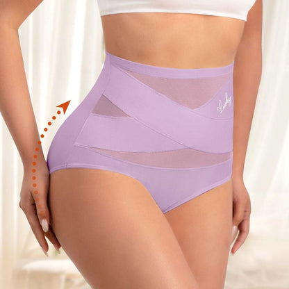 🌸Last Day-Buy 1 Get 1 FREE✨Plus-Size High-Waist Cross Tummy Control Panties