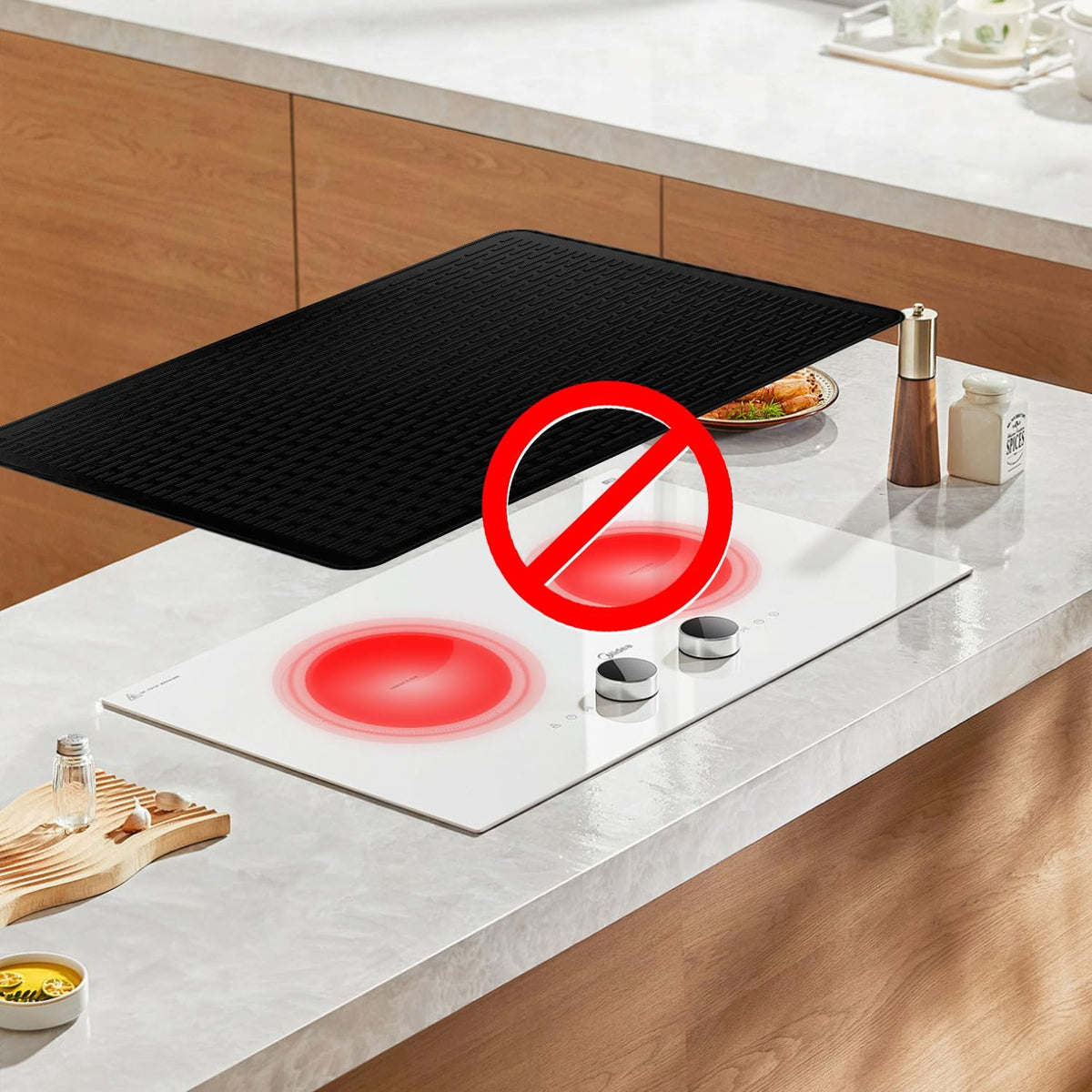 Silicone stove mat, summer kitchen accessories