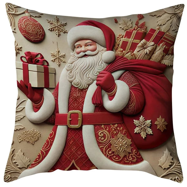🎅 Christmas Best Seller❤️ Festive Red Pillow Cover — Add Holiday Cheer to Your Home