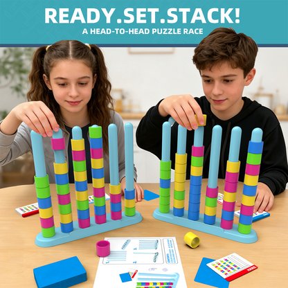 🎉Color Matching Stacking Game🧠 — Educational Party Game Toy