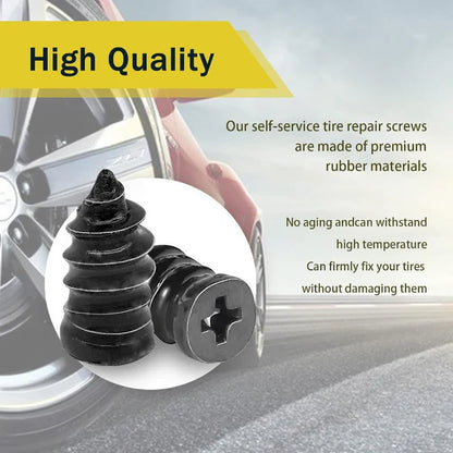 🔥 🚗 Self-Sealing Tire Repair Screws – Instant Leak Fix & Fast Tire Restore