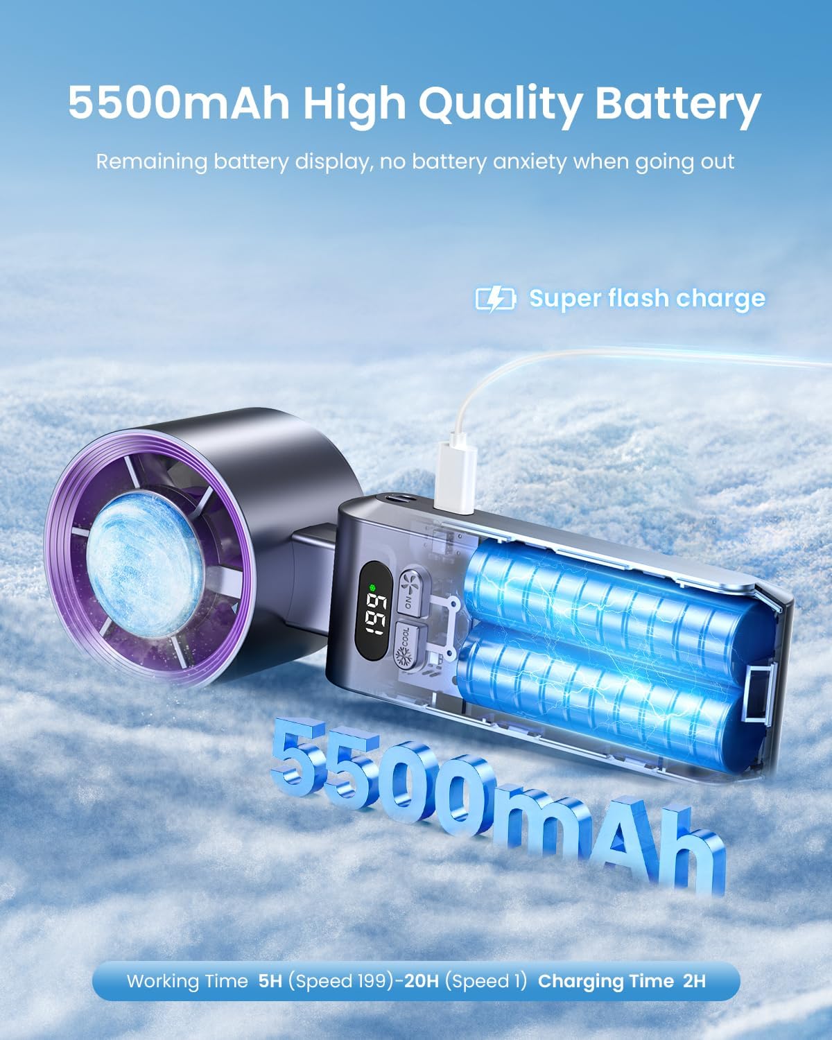 ❄️ Pocket-Sized Cooling. Powerful Airflow.