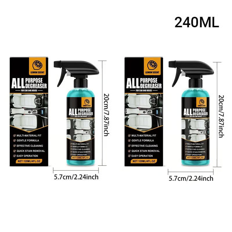 🚗 Multi-Purpose Foam Degreaser Spray – Removes Tough Grease In Seconds✨
