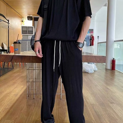 🔥Hot Sale 🔥Ice Silk Male Casual Suit