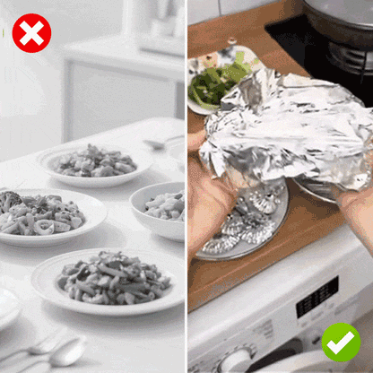 ❄️➡️🔥 Magic Food Warm Cover 🥣
