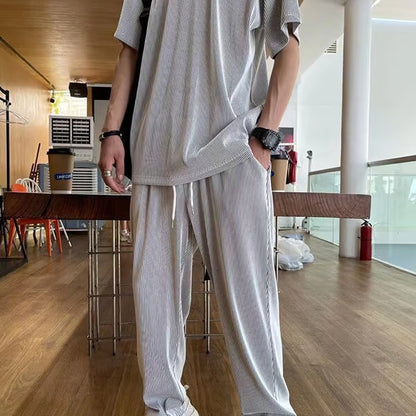 🔥Hot Sale 🔥Ice Silk Male Casual Suit