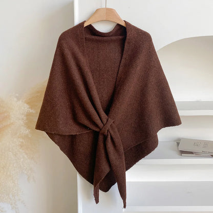 🍂Women's Solid-Color Cashmere Scarf🍁 Casual Soft Comfortable Shawl for Daily Wear