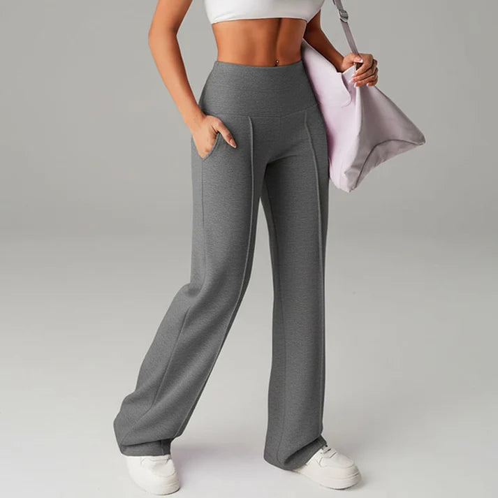 💗LAST DAY SALE 50% OFF⚡50K+ SOLD💕Women's Plain Loose Straight Leg Pants