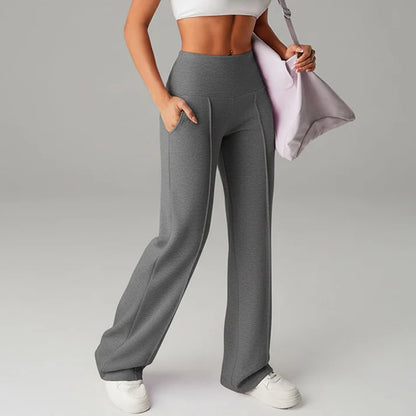 💗LAST DAY SALE 50% OFF⚡50K+ SOLD💕Women's Plain Loose Straight Leg Pants
