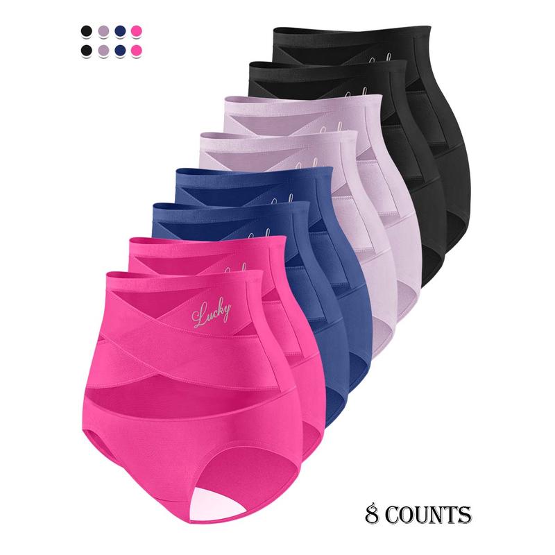 🌸Last Day-Buy 1 Get 1 FREE✨Plus-Size High-Waist Cross Tummy Control Panties