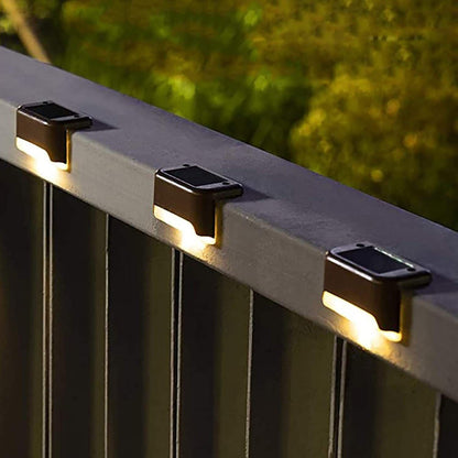 🔥☀️ Solar Step Lights – Waterproof Garden Glow in Warm, White & Color Modes