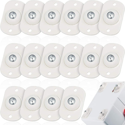 🔥🛞Stainless Steel Paste Universal Wheel– Drill-Free 360° Rolling Wheels