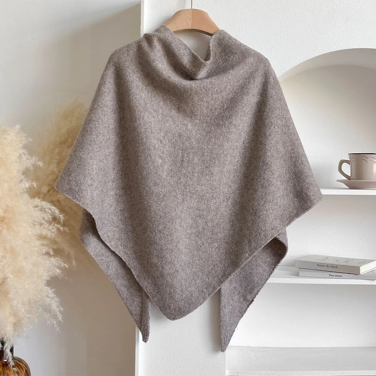 🍂Women's Solid-Color Cashmere Scarf🍁 Casual Soft Comfortable Shawl for Daily Wear