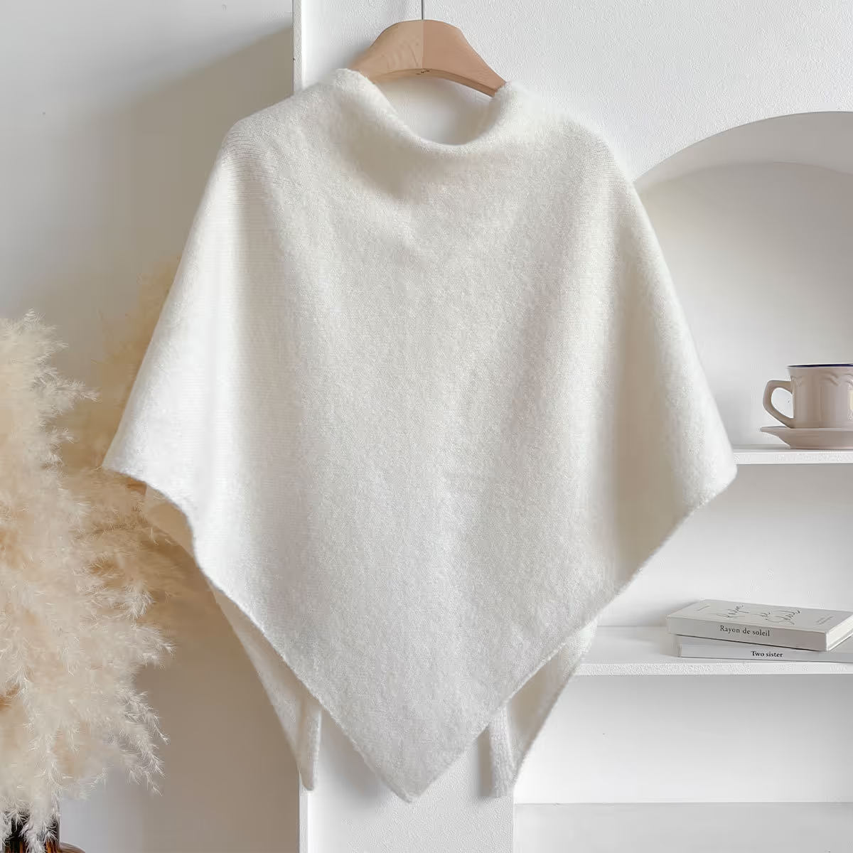 🍂Women's Solid-Color Cashmere Scarf🍁 Casual Soft Comfortable Shawl for Daily Wear