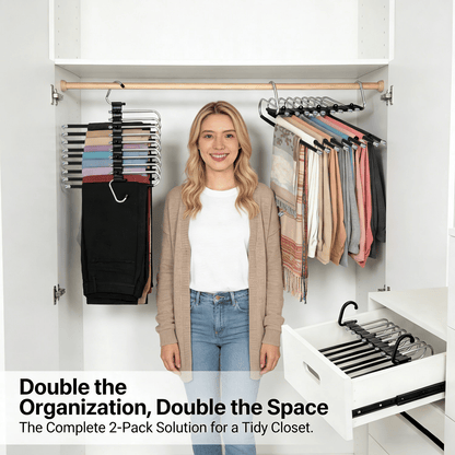 🔥Up to 55% Off👖 9-Tier Space-Saving Pants Hangers