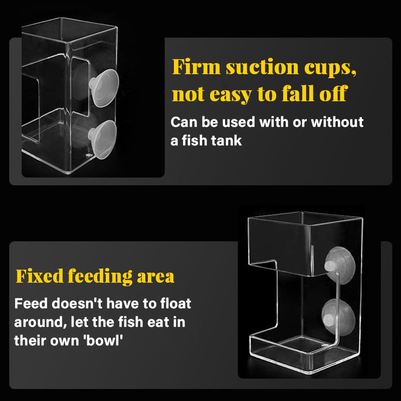 🐟 Last Day Special Price!✨Buy more save more🎁Aquarium Feeding Ring and Tray