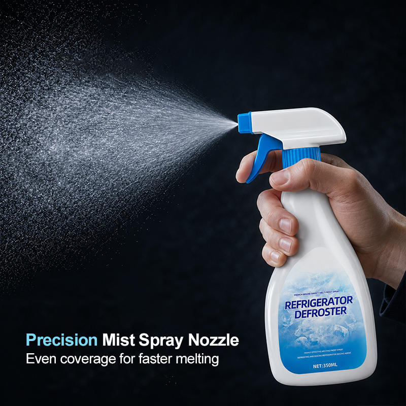 🔥❄️Extra-Large Capacity Refrigerator De-Icing Spray – One Bottle Works Like Three