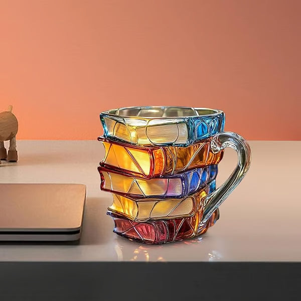 📚3D Painted Book Mug🍵