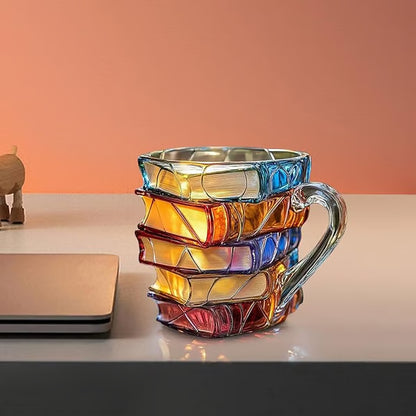 📚3D Painted Book Mug🍵