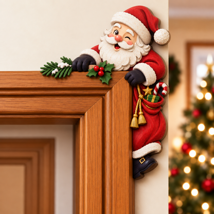 🎄🎅🎁Christmas Peekaboo Door Frame Corner Decor