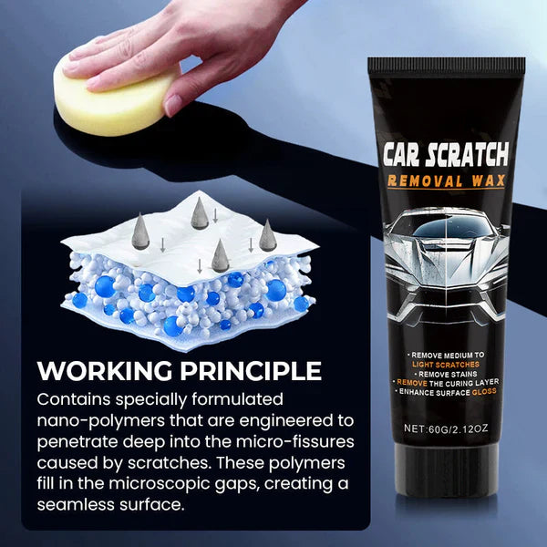 🔥Hot Sale🚗 Car Scratch Repair Wax – Restore Shine & Remove Scratches ✨