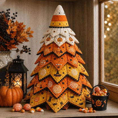 🎃 DIY Halloween Quilted Fabric Tree Kit