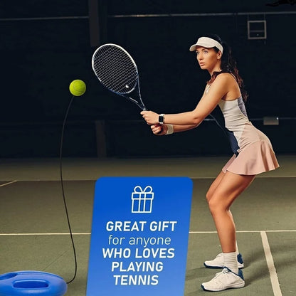 Portable Solo Tennis Trainer for Home & Backyard Practice