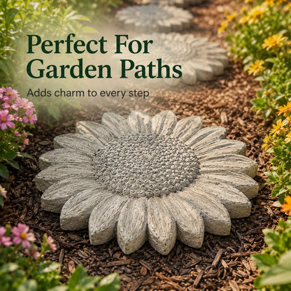 💥 LAST DAY 49% OFF💥🌻 Reusable Sunflower Stepping Stone Mold