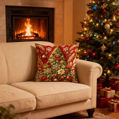 🎅 Christmas Best Seller❤️ Festive Red Pillow Cover — Add Holiday Cheer to Your Home