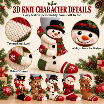 🎅🧦 Funny 3D Christmas Socks — Festive Style & Cozy Comfort
