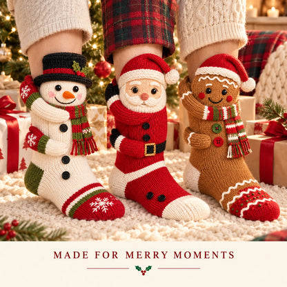 🎅🧦 Funny 3D Christmas Socks — Festive Style & Cozy Comfort