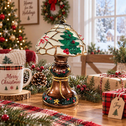 🎄 Hand-Painted Christmas Table Lamp