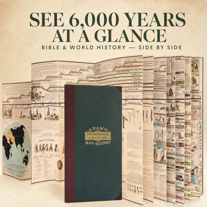 ✝️32ft Foldable Adams Time Chart Map