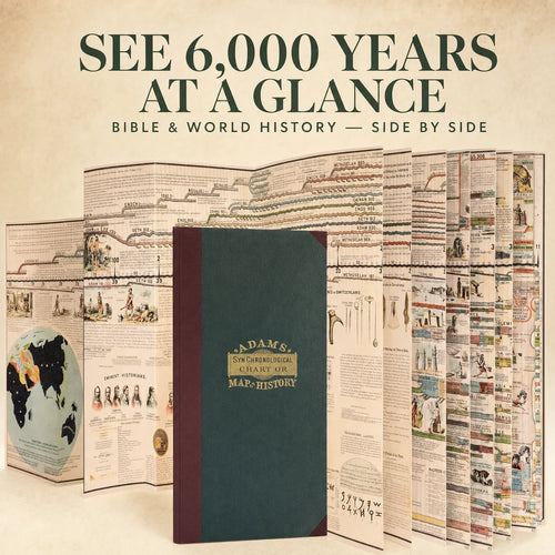 ✝️32ft Foldable Adams Time Chart Map