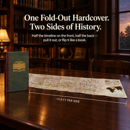 ✝️32ft Foldable Adams Time Chart Map