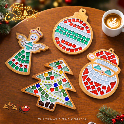 🎁🎅 Christmas DIY Mosaic Coaster Kit