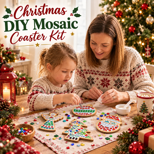 🎄Christmas DIY Mosaic Coaster Kit