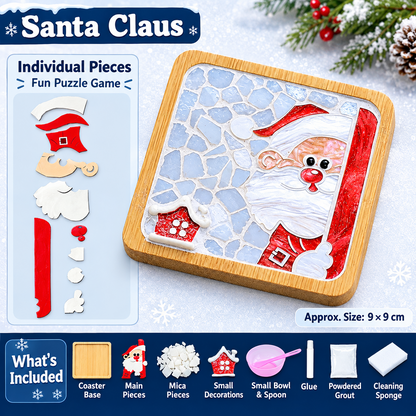 🎁🎅 Christmas DIY Mosaic Coaster Kit