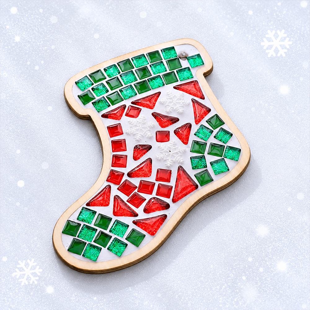 🎁🎅 Christmas DIY Mosaic Coaster Kit