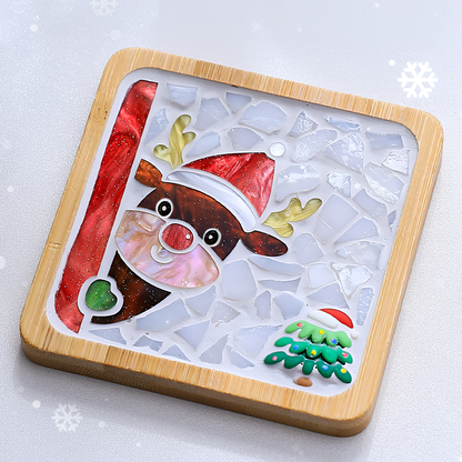 🎁🎅 Christmas DIY Mosaic Coaster Kit